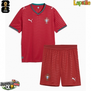 Portugali Kotipaita Lapsille MM-kisat 2026 Lyhythihainen (+ shortsit)